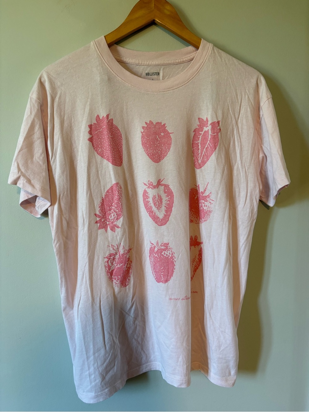 Womens Hollister Graphic California Tee T-shirt S